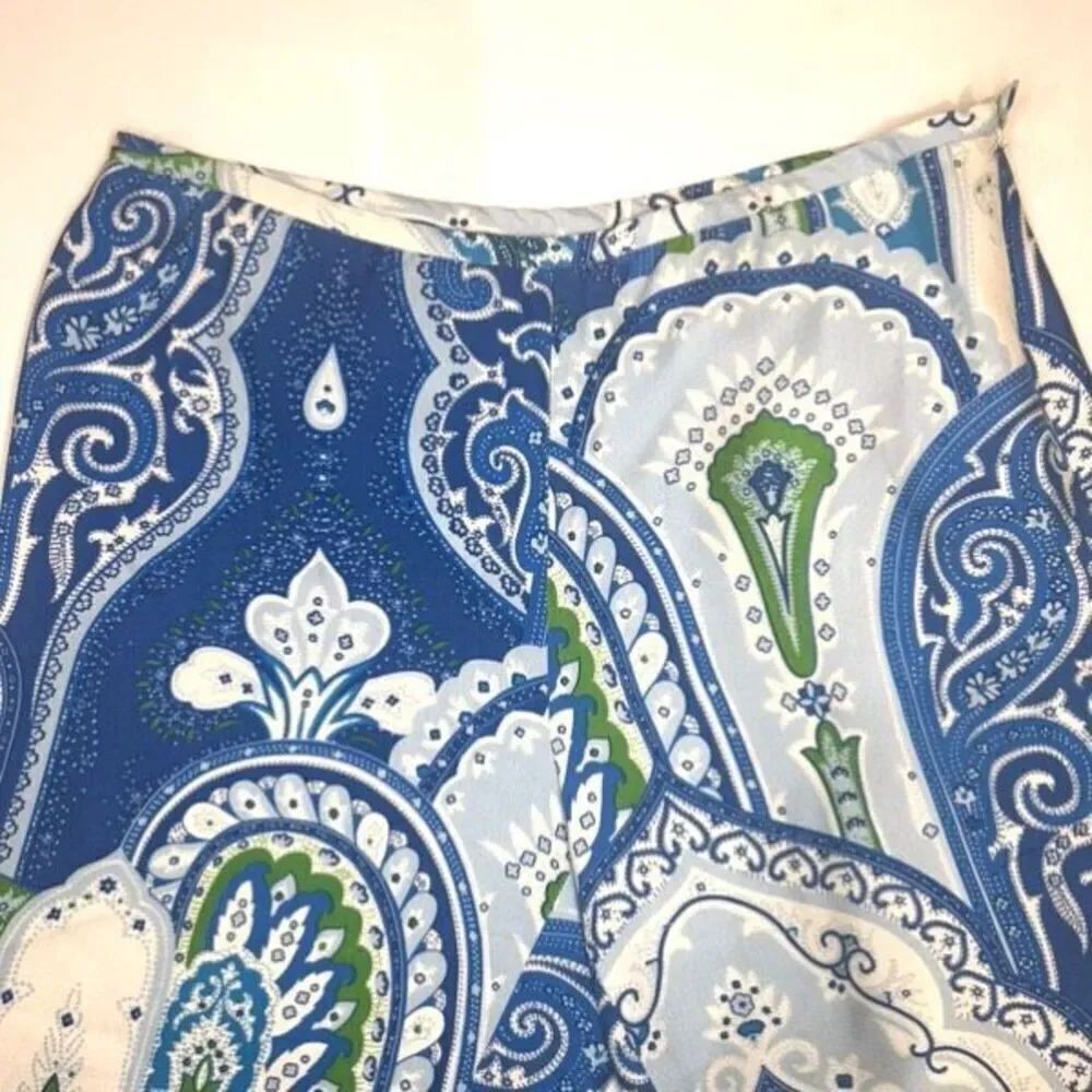J Mclaughlin Silk Printed Straight Leg Pant - Picture 5 of 7